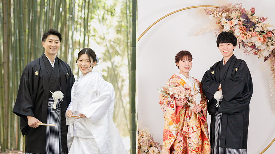 ２着で撮れる！竹林＋スタジオプラン