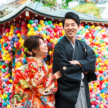 京都前撮り(東山の八坂庚申堂)