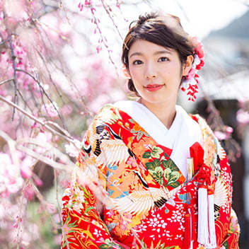 京都前撮り(嵐山の桜)