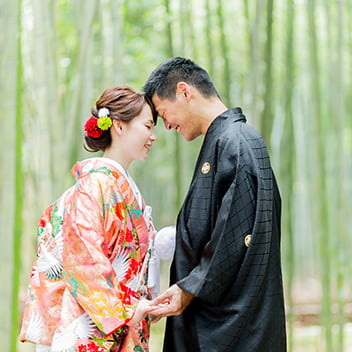 嵯峨野の竹林の前撮り-02