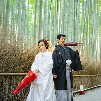 嵯峨野の竹林の前撮り-06