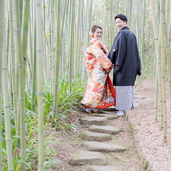 竹林の前撮り-10