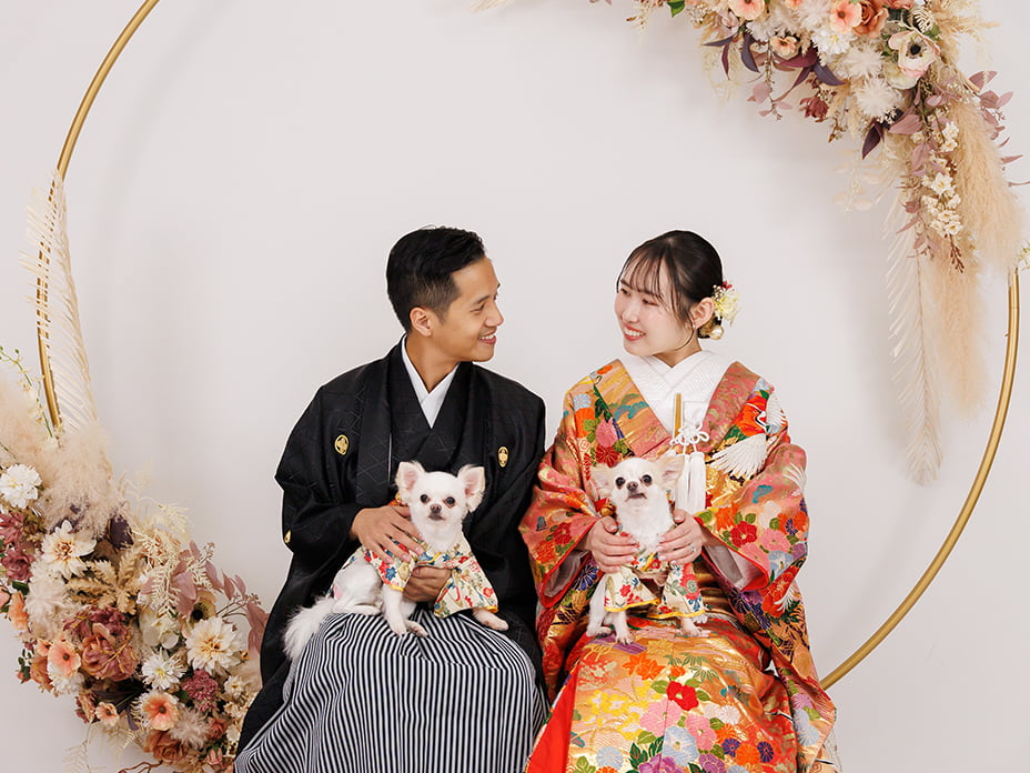 スタジオは全８種類の背景から選べる