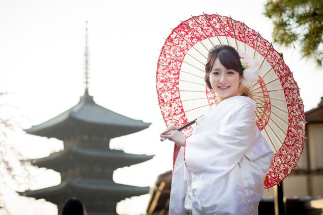 ロケ地「京都の東山」で前撮り