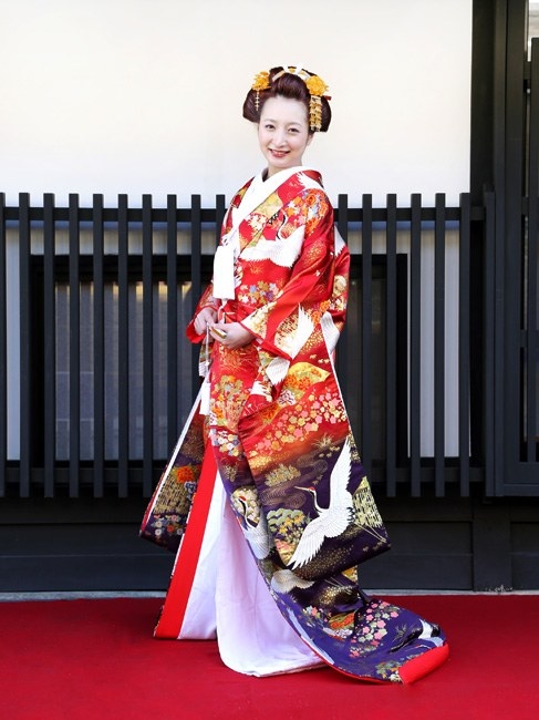 前撮りで使用する和装