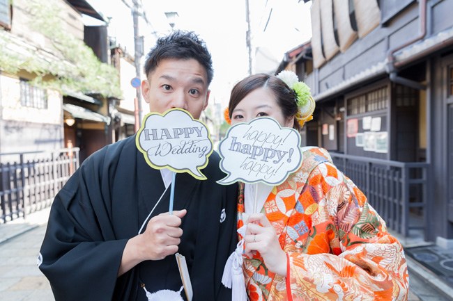 京都祇園での前撮り