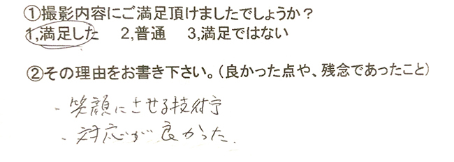 楽しい撮影をモットーにしております!