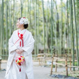 超人気！京都の竹林で和装前撮り！