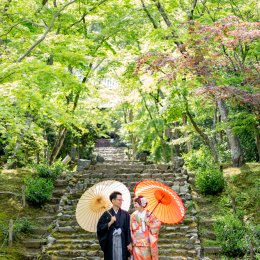 新緑の京都和装前撮りにピッタリ！最高のロケーションをご紹介♪