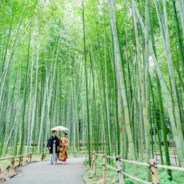 9月10月に京都で和装前撮りしたらどんな風に撮れますか？