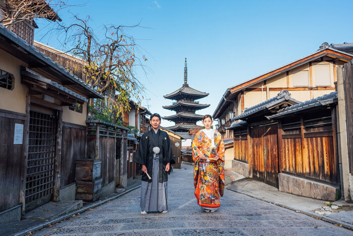八坂での和装前撮り