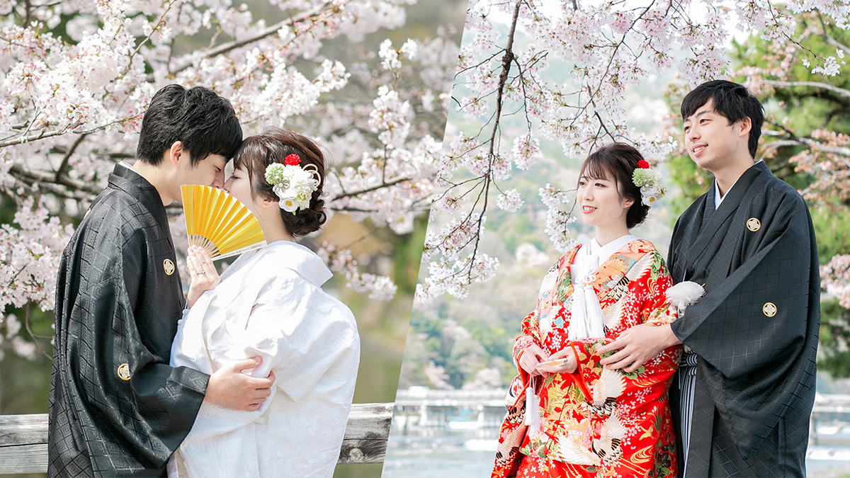 2着1ロケプラン｜京都前撮り＊京wedding｜ロケとスタジオの